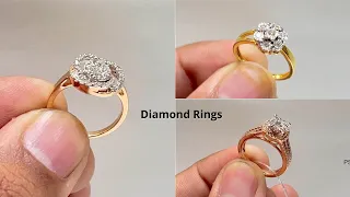 Diamond Ring Design with Price || Real Diamond Rings || Latest Diamond Rings 2023