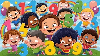 Sing Along to Fun and Educational Counting Numbers Kids Song from 1-20! 🎵 pre school kids song