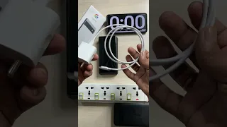 Google Pixel 6a Battery Charging Test with Apple 20watt Adaptor