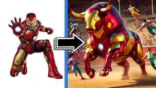 AVENGERS but SUPER BULL 🐂 VENGERS All Characters(Marvel & DC) 💥SUPER HERO 2024