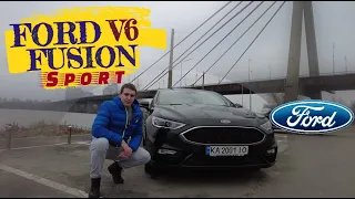 Ford Fusion 2.7 V6 Sport AWD 325 сил. Обзор, покатушки, замеры dragy