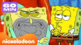 SpongeBob | NAJLEPSZE CHWILE z 13. sezonu SpongeBoba🥇 Część 2 | godzinna składanka | Nickelodeon