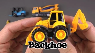 Learning Construction Vehicles for Kids Construction Equipment Hot Wheels Matchbox Tomica