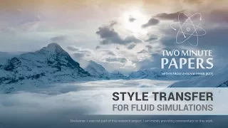 Style Transfer For Fluid Simulations | Two Minute Papers #162