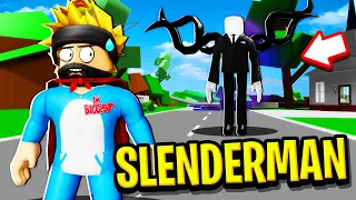 We Found SLENDERMAN in Roblox BROOKHAVEN RP!! (Scary)