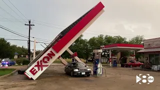Damaging storms move through Central Texas
