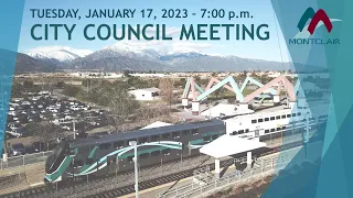 Montclair City Council Meeting - January 17, 2023