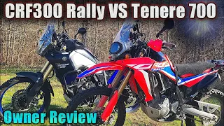 Honda CRF300L Rally and Tenere 700 Review and Comparison - Which Adventure motorcycle is best