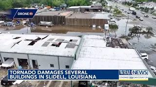 Tornado hits Louisiana;  Flooding, hail, tornado alerts hit The South