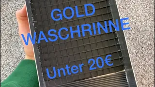 Goldwaschrinne selber bauen DIY Aktive Goldwaschrinne bauen