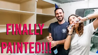 CELEBRATION TIME!! Jessica Paints the Cabinets (MJ Sailing - Ep 266)