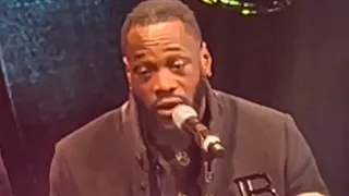 Deontay Wilder EMOTIONAL SPEECH on LOSING HUNGER & LAST CHANCE vs Zhilei Zhang: “I’ve lost a lot”