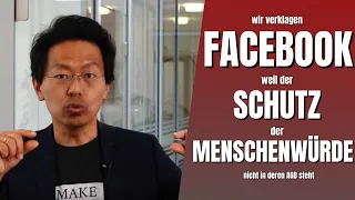 Wir verklagen Facebook für Renate Künast, weil der Schutz der Menschenwürde nicht in deren AGB steht