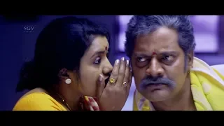 Father made Ravishankar to Hit Chikkanna | Ultimate Comedy Scenes from New Kannada Movies