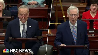 'We lost a giant': Schumer, McConnell address Feinstein's passing on Senate floor