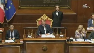 Senato, il ministro Matteo Salvini risponde al Question time