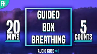 Guided Box Breathing - 20 Minute Meditation (5-5-5-5)