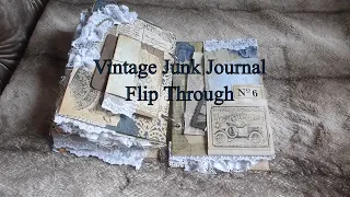 Completed Junk Journal Flip Through - Vintage Style Junk Journal - Vintage Travels, SOLD thank you x