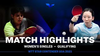 Archana Girish Kamath vs Yang Haeun | WS Qual | WTT Star Contender Goa 2023