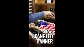 Star Spangled Banner played on a HUGE Cathedral Organ #shorts