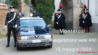 inaugurazione sede ANC Monterosi 18/05/2024 presenti con alfa romeo 75 carabinieri...