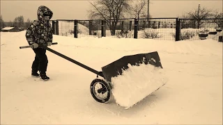 СНЕГОУБОРЩИК на колёсах / СВОИМИ РУКАМИ