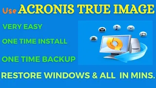 How to Make Bootable USB of Acronis True Image | How to Create Backup and Restore in Acronis