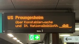 Anzeiger des Frankfurter Stadtbahnsystems (Teil 2)