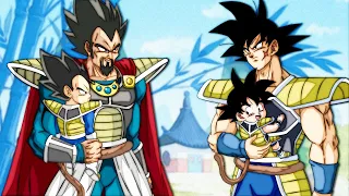 What if Goku and Vegeta ESCAPED to Earth with Bardock and King Vegeta?