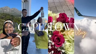 CAPETOWN TRAVEL VLOG:HE PROPOSED!💍Baecation in CPT ft friends,Wine Farms & NightLife #capetownvlog