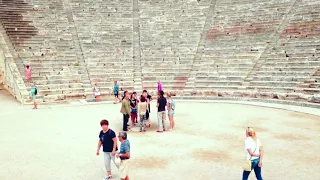 Vocal Yoga by Shanti People - Singing OM at Theatre of Epidaurus