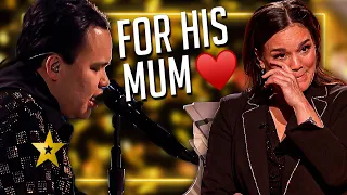 He Performs a HEARTWARMING Tribute to his Mom on America's Got Talent 😢