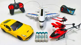 Radio Control Airbus A380 and Remote Control Car, airbus a380, aeroplane, airplane, helicopter, car