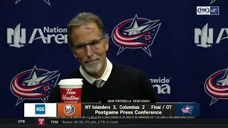 Frustrated John Tortorella stresses Blue Jackets can't afford to leave points on the board