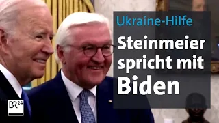 Ukraine-Hilfe: Steinmeier spricht mit Biden | BR24