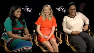 A WRINKLE IN TIME interviews - Oprah, Witherspoon, Kaling, Pine, Mbatha-Raw, Duvernay, Reid