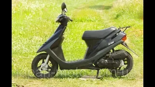 Honda Dio 27  в движении. Тест драйв.