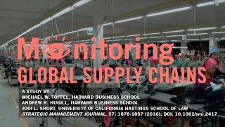 Monitoring global supply chains