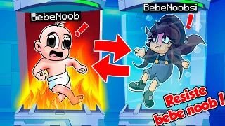 BEBE NOOB JUEGA ¿COMO PREFIERES MORIR EN MINECRAFT? 😱💀 SOBREVIVE A LOS RETOS EN MINECRAFT TROLL