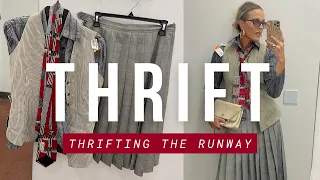 COME THRIFT WITH ME AND STYLE OUTFITS INSPIRED BY THE RUNWAY