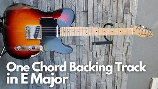 Single Chord Backing Track in E Major