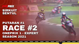 [HD] Drama Hujan! Full Race 2 Oneprix 1 - Expert | Oneprix Putaran #1