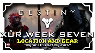 Destiny Exotic Vendor Xur Agent of the nine week 7