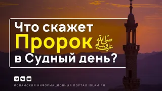 Что скажет Пророк ﷺ в Судный день?