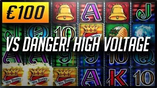 Online Casino Slots: €100 VS DANGER HIGH VOLTAGE (2018)