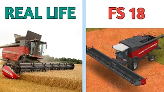 Farming simulator 18 All Harvestor In Real Life / farming simulator 18 gameplay