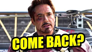 ROBERT DOWNEY JR TALKS ABOUT RETURNING AS IRON MAN Tony Stark in the the MCU