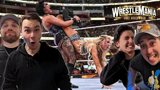 LIVE REACTION TO CHARLOTTE FLAIR VS RHEA RIPLEY AT WRESTLEMANIA 39 (HOLY CRAP!!)