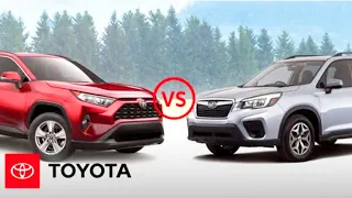 Toyota RAV4 vs Subaru Forester Premium: RAV4 Specs & Features Comparison | Toyota