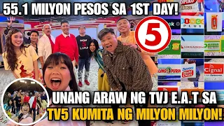 TVJ 55.1 MILYON ANG KINITA! WALANG TINIRA SA GMA7🎯HINAKOT ANG SPONSORS💯EATBULAGA SA GMA MGSASARA NA?